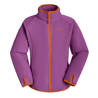 Kamik Fleece Jacket Linnea (warm) berry violet/orange girls